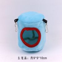 仓鼠保暖窝冬天冬季用品过冬睡窝睡袋房子棉窝小窝金丝熊屋子鼠窝 树洞[蓝色] [无赠品]更优惠