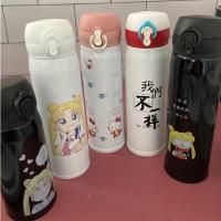 卡通史努比不锈钢保温杯户外大容量水杯子男女学生可爱韩版随手杯 亏本保温杯随机发 单杯
