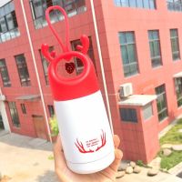 兔子保温杯女可爱便携迷你小巧儿童学生水杯韩版清新文艺成人杯子 麋鹿保温杯