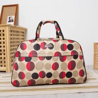 韩版短途旅行包女手提旅行袋大容量男行李包折叠防水行李袋待产包 圈圈 小号