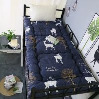 学生宿舍加厚床褥垫子折叠榻榻米单人0.9米1.2米上下铺冬被褥垫子 小鹿[加厚保暖款] 60宽X110长[儿童款]