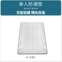 [多尺寸]户外防潮垫加厚垫子露营野餐垫双面铝膜垫坐垫沙滩垫 防潮垫 单人四方防潮垫(2米*1米)