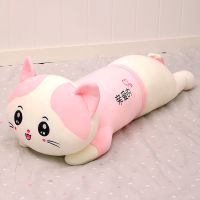 猫咪毛绒玩具睡觉抱枕床上公仔玩偶布娃娃抱抱熊可爱女生生日礼物 粉色亲爱的 60厘米(收藏送礼品三件套)