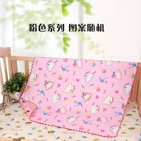 双面水晶绒隔尿垫防水大号可洗新生儿床垫月经垫老人生理垫四季用 双面水晶绒(可爱粉色) 宽30x长40厘米五条混色装