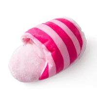 拖鞋发声宠物玩具小型犬狗狗泰迪磨牙狗训练耐咬猫咪耐咬幼犬益智 红粉条纹#发声拖鞋