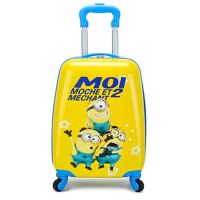 儿童拉杆箱小黄人卡通行李箱小熊小黄鸭密码箱18寸20寸登机旅行箱 三个黄人 18寸