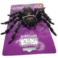 大号蜘蛛模型儿童吓人整蛊玩具狼蛛万圣节道具昆虫动物男孩玩具 黑色大蜘蛛