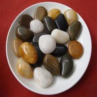 天然鹅卵石五彩石园艺小石头子彩色石头鱼缸乌龟盆栽宝宝玩沙 七彩6-8cm鸡蛋大小【5斤包装】