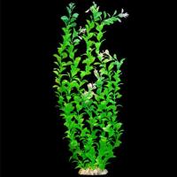 高50cm大鱼缸仿真水草水族箱装饰塑料假草后景布鱼缸造景水草 绿色52cm