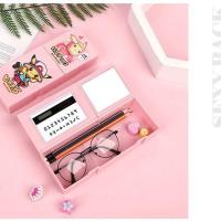 蜘蛛侠皮卡丘文具盒大容量多功能小学生儿童铅笔盒男卡通防水耐摔 折叠皮卡丘粉色1