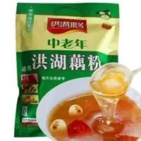 洪湖水乡中老年藕粉360克独立小包原味速溶莲藕粉营养养胃代餐粉 360g