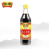 恒顺新B香 镇江香醋500ml 调味品料 镇江特产香醋 蘸料调味醋 恒顺牌[镇江香醋]500ml 1 瓶