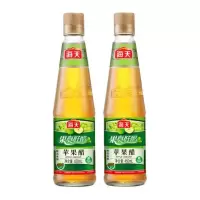 海天苹果醋 酿造凉菜沙拉 果真好醋 450ml/1.9L 多规格 海天苹果醋450ml*2瓶