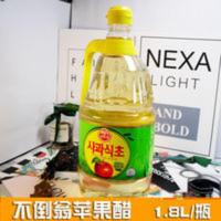 韩国不倒翁苹果醋1.8L/瓶料理寿司醋餐饮醋调味醋苹果调味醋 1.8g