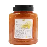 盾皇蜂蜜柚子茶1.5kg水果茶冲饮柚子酱浓缩果粒茶奶茶店专用原料 蜂蜜柚子茶
