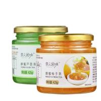 龙吟轩蜂蜜柚子茶酱 水果茶冲泡饮品花茶果肉酱 奶茶店专用原料 425g柚子茶
