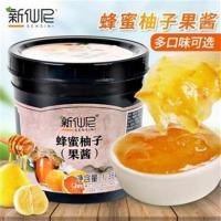 新仙尼蜂蜜柚子茶冲饮果酱罐装奶茶店专用柚子酱花果茶柠檬果茶酱 草莓果酱