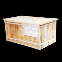 蜜蜂巢框杉木成品巢框半成品巢框中蜂意蜂带框巢础带丝巢框 半成品带丝巢框[10个装]