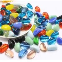 鱼缸石头水培石头盆栽花瓶装饰水族箱造景石养鱼养花原石天然石头 200克混色月牙石