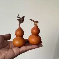 【天然精品小葫芦】手捻盘玩最佳,蚂蚁肚,包浆小葫芦 包浆小葫芦一个