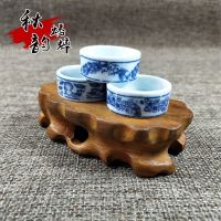 蟋蟀用具 蛐蛐用品 鸣虫爬宠用品 喂水盂 水槽 3.5青花内花水碗 10个