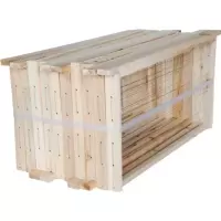 中意蜂半成品杉木巢框标准蜜蜂巢框巢础优质蜂框带钢丝养蜂工具 半成品巢框[10个/箱]赠防跑片3个