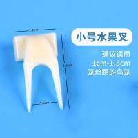 鸟用品塑料鸟用水果叉鸟鹦鹉玉鸟金丝雀玩具鸟笼用具配件鸟用具 水果叉[小] 1件[零售价]