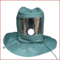防尘面罩具工业粉尘打磨喷油漆喷砂灰尘专用全面罩防护披肩帽 单独喷砂帽
