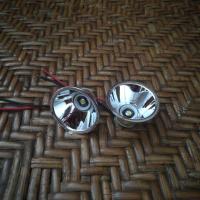 3.7V登山户外野营白光钓鱼灯手电筒灯头大功率特种兵充电黄光蓝光 30口径欧斯朗芯片白光