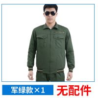 空调服制冷风扇衣服降温工作服男迷彩服焊工工地女劳保夏季工装服 [绿色空调衣]只是衣服(送腰带) L 165 码[95-1