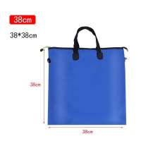 鱼护包钓鱼手提袋加厚防水渔护装鱼袋便携渔具袋渔具包钓鱼包特价 新款蓝色38厘米[手提]