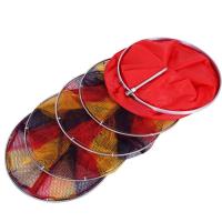 不锈钢钓鱼鱼护网兜护鱼包特价渔护装鱼袋折叠多功能加厚速干鱼网 加厚花色双圈25#*1.5米[无包]