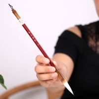 欧楷体专用狼羊兼毫中楷大中号成人初学者学生楷书法毛笔古德笔庄 大号