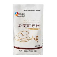 新良全麦面粉麸皮烘焙材料机用专面包粉500g小麦高筋粉家用小包装 500g*1袋