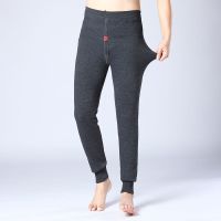 中老年秋冬男士加绒棉裤三层加厚高腰冷库工作裤爸爸东北保暖棉裤 普通中厚款 2XL[建议125斤内]