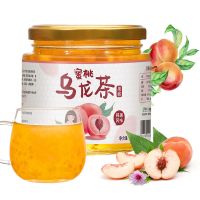 蜂蜜柚子茶柠檬茶百香果冲饮水果茶冲泡果饮果酱蜜桃乌龙茶袋泡茶 [无赠品]蜜桃乌龙茶500gx1瓶