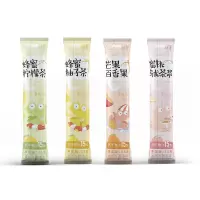 【独立包装】蜂蜜柚子柠檬蜜桃百香果茶冲泡冷饮果酱泡水喝的东西 【4条】4种口味（不送赠品）