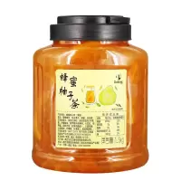 盾皇蜂蜜柚子茶酱水果茶原浆冲泡饮品花茶果肉酱 奶茶店专用1.5kg 蜂蜜柚子茶1.5kg