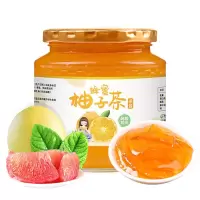 [500克大瓶]序木堂柚子茶蜂蜜柠檬茶百香果果酱茶冲饮冰镇冷饮 柚子茶500克
