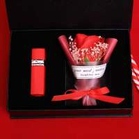 高档迪奥/Dior包装盒子 高档礼袋手提袋 礼盒包装盒空盒子批发 单支装（礼袋+礼盒+花束）