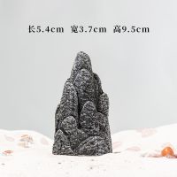 仿真造景石园艺绿植小摆件微景观假山石家居装饰盆景生态小石头 2001款式一