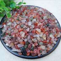 南京雨花石原石天然清仓鹅卵石石头花盆鱼缸装饰彩石头彩色小石子 0.5厘米非红碎玛瑙