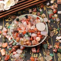 南京雨花石天然鹅卵石园艺五彩色小石头多肉铺面石花盆栽鱼缸装饰 多彩小玛瑙0.5斤装