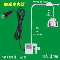 LED鱼缸夹灯水草灯珊瑚热带鱼乌龟缸吊灯水族灯照明灯鱼缸灯LED灯 3W白光1档(15-30cm鱼缸)