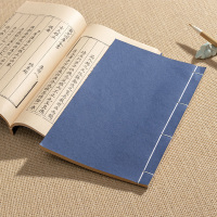 古风假书装饰书复古线装中风道具书摄影摆设拍照仿道具书摆件饰品 深蓝色印字60页(无书标)