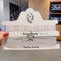 2020年新款项链女锁骨链脖子饰品简约气质短款颈带项圈choker脖链 5#蕾丝款-2件套