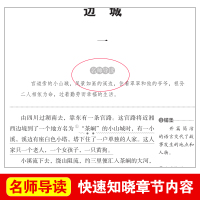 边城沈从文老师推荐老师推荐适合10到15岁初一读的课外书四五小学三年级四年级五年级六年级课外阅读世界十大文学名著经典书籍