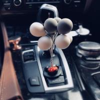 往后余生从告白气球开始 可爱车载中控台车内饰品摆件女汽车摆件 告白气球摆件-灰白