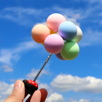 告白气球汽车内饰品摆件香水香薰车载中控台装饰用品大全高档女神 米奇单气球-马卡龙七彩