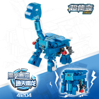 乐高积木男孩子城市汽车飞机船小学生小盒儿童益智力拼装玩具拼图 通天雷龙04